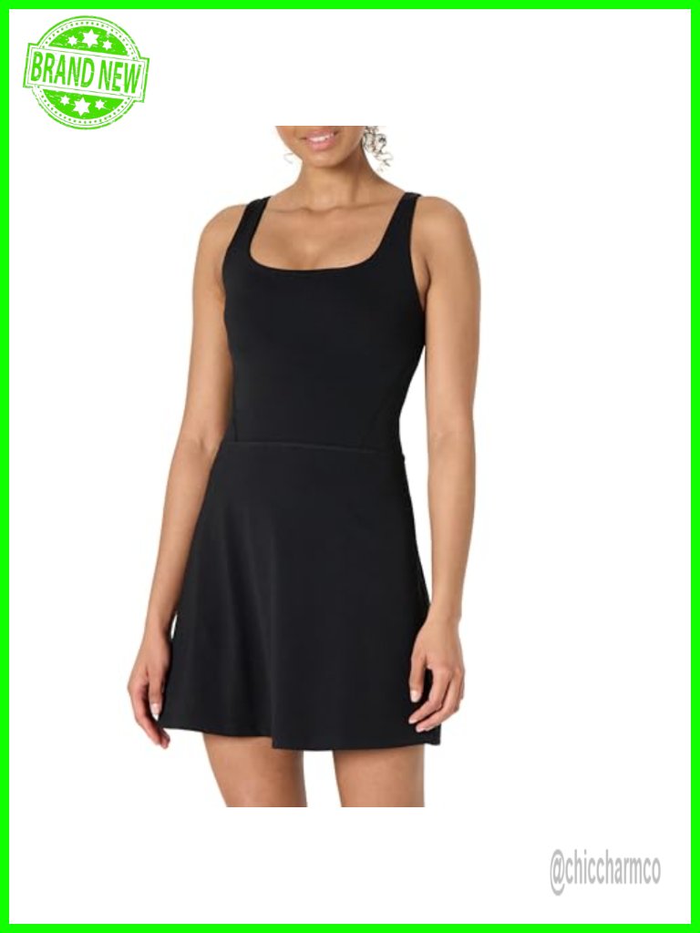 Buttery Soft Active Tennis Dress With Built-In Shorts
